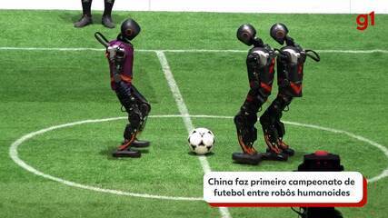 China faz primeiro campeonato de futebol entre robôs humanoides