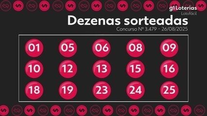 Confira o resultado do sorteio da Lotofácil.