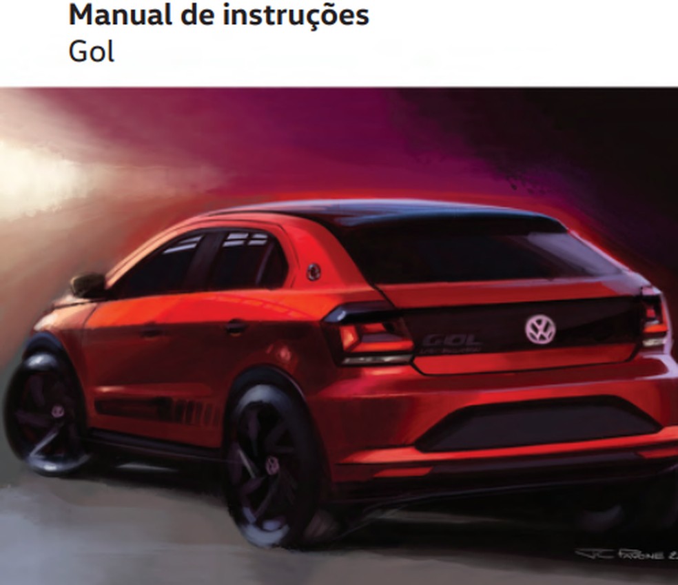 Perdeu o manual do carro? É fácil encontrar na internet， como este do VW Gol Last Edition. — Foto: Divulgação | Volkswagen