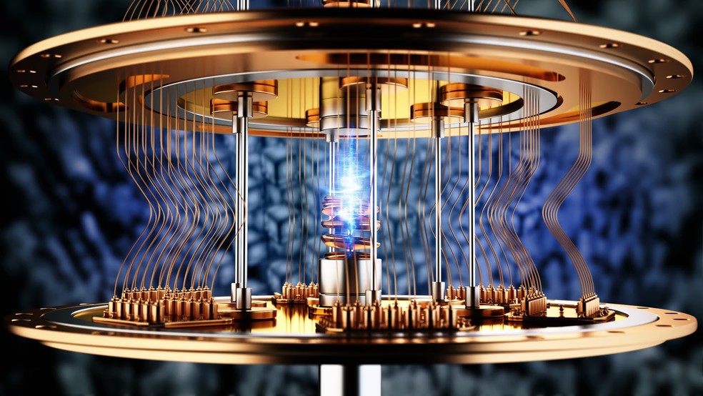 Computador quântico precisa ficar em temperatura que atingem o zero absoluto — Foto: Getty Images